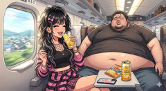 新幹線に乗っていたでちゃう！の女性演者さん、イカれたデブおじさんとエンカウントしてしまう…