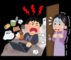 【悲報】我が国の引きこもり、40歳↑が4割以上を占めてしまっている模様