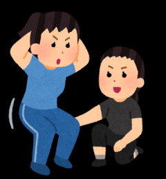 【GIF】ジムのお姉さん「……今、見てたでしょ」