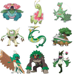 草御三家最弱がジュカインかジュナイパーなこと考えると平均値高いよね