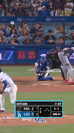 【悲報】大谷翔平さん、ファールチップが股間に直撃したすみーすに対してニヤニヤしてしまうwwwwww