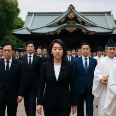 高市政権と対決姿勢 靖国集団参拝、保守層切り崩し   #参政党 |  靖国参拝したら中国が喜ぶだけ  |  高市間違ってないと思うで