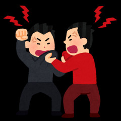 変なおっさんがうちの子に怒鳴ったから店の外連れ出してボコボコにしてあげた。警察呼ばれて…