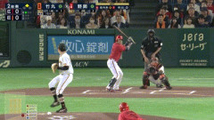 【巨人対広島4回戦】広島・坂倉オーバーラン…