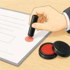 役人「あっ、シャチハタはダメ（指でばってん）」 ワイ「ほーい（100均で買ってきた認印を推す）」