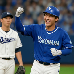 セ･リーグ D 2-4 DB  DeNA連敗脱出 林2安打2打点 盛り塩もドラゴンズ連勝ストップ   #野球 |  一点差ならあそこは走ってOKというか