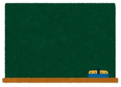 高校生の時、棒人間を書くのが好きで、休み時間に、黒板に槍持ちながら飛び跳ねている棒人間を描いた。次来る先生怒らせてやれと思ってそのまま消さないで放置した結果。