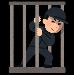 近所の子供が庭に侵入してくる