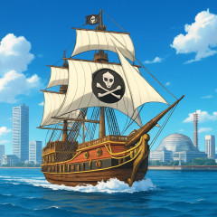 海賊船「出光丸」の行き先は名古屋港