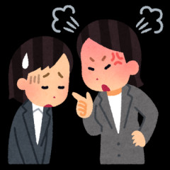 【しわ寄せ】忙しい週の忙しい曜日に、後輩社員を呼びつけて長時間説教する奴がいる。しっかり言っておきたい事があるのはわかるが、なぜ今！