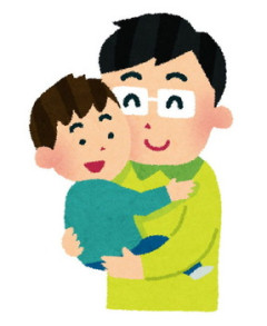 毎朝出勤する前に１歳の息子を抱っこする。昨夜、職場の歓迎会がありちょっと二日酔い気味だったんだけど、今日の朝いつものように息子を抱っこしようとしたら…。