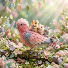 モモイロインコさん　ワイ達より頭が良いと話題に