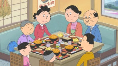 【画像】サザエ一家の家族旅行の食事シーン、何かがおかしい