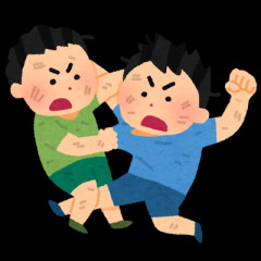 安達結希くん(11)「変なおっさんが来て、ようケンカするんや、嫌いや」安達優季くん(37)「」