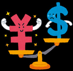 【速報】日本円さん、急に円高になる