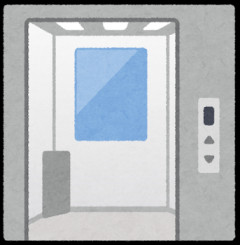 【きっしょ】エレベーターでマスク無しのオッサンが乗り込んできたので距離を取った。すると接近してきて大きな溜息をついた後に「暑いよね？」と話し掛けてきたので無視す