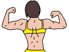 【画像】2児のママが筋トレで手に入れた身体がコチラ