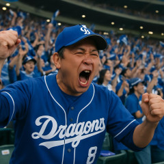 現在最下位のドラゴンズ…それでも屈指の熱さを誇るドラファンの原動力は？ 「弱いからこそ応援したい」   #8勝19敗 |  名古屋グランパス　現在2位