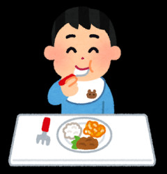 ジャワカレー甘口のチキンカレーを作ったんだが、ちょっと辛いかと思ったけど、１歳の息子、バクバク食ってお代わりを要求。カレー好きで嬉しい。