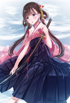 【画像】漫画とかアニメで袴姿で刀を持った美少女キャラいるでしょ…