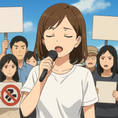 沖縄タイムス「天国から知華さんの声が聞こえてくる、誹謗中傷にめげず抗議活動を続けて、と」   |  sssp://img.5ch.io/ico/32_1.gif