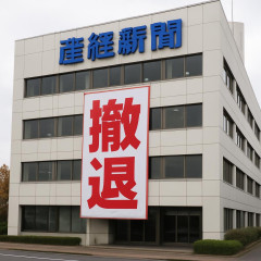 産経新聞が11月末に東北撤退へ／赤字の改善が見込めず⋯