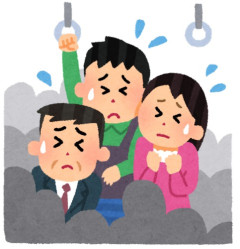 満員電車って乗客を横置きにして積んでいけばまだまだ乗れるよね
