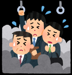 【恥ずかしい話】電車が停車する時に急ブレーキがかかり、勢いに押されて座席に座っていたおじさんの膝の上に『ちょこん』と乗ってしまったんだが