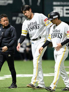 SB柳田、試合前練習を欠場し病院へ