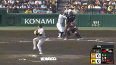【阪神対巨人7回戦】阪神、１回裏２アウト二塁から佐藤輝明のタイムリーツーベースで先制！！！！！！！！！！