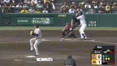 【阪神対巨人7回戦】阪神、３回裏１アウト三塁から大山のタイムリースリーベースでリードを２点に広げる！！！！！！！！！！！！！！