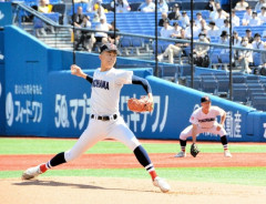 横浜　今秋ドラフト上位候補・織田が１８６球の完投勝利　１１安打６失点、７四球も１３奪三振　「ここ最近直球に合わせてくるチーム多い」