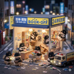 ブックオフ営業中にブラジル人とペルー人が強盗　棒で暴れまわり541万円ゲット