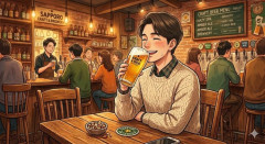 我慢できなくてビール飲みにきた【みんな酒飲もうぜ】