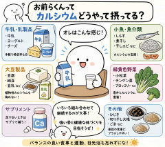 お前らくんってカルシウムどうやって摂ってる？