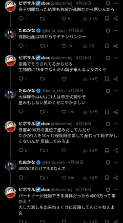 【悲報】たぬかなにレスバを挑んだ弱者男性さん、フルボッコにされて敗走