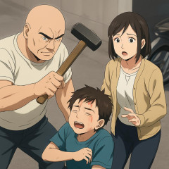 ハンマーおじに正義の鉄槌され重傷のガキの保護者「バイクがうるさいってお互い様じゃないですかね」
