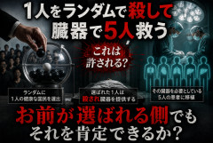 「5人助かるなら1人殺してOK」←この理屈ガチで破綻してると思うんだが論破できる奴いる？
