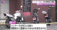 福生市ハンマー男の被害者高校生の親｢騒いでた息子も悪いしお互いさまなんじゃない?って感じです｣