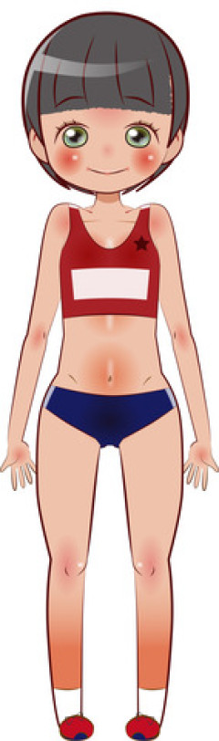 美人陸上女子さん、ご自慢のボディを隠しきれないｗ
