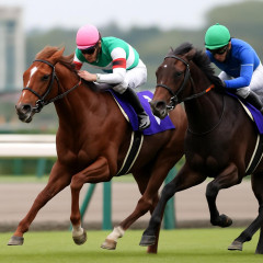 天皇賞・春(京都・G1) 1番人気クロワデュノールが長い写真判定の末ハナ差で制す！2着は伏兵ヴェルテンベルク   #競馬 |  同着じゃないの？