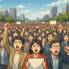 「退陣、退陣、高市政権」改憲反対集会に5万人が参加 ←嘘くさい模様   |  五万人の根拠は？