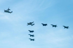 米海兵隊、岩国フレンドシップデー前日に家族や関係者などを招いてリハーサル！