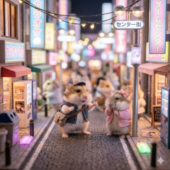 夜の渋谷センター街にガチのバケモンが出現していると話題に