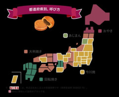 【悲報】今川焼きさん、地方によって呼び名が違いすぎるｗｗｗｗｗｗｗｗｗｗ
