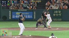 【巨人対ヤクルト7回戦】巨人、４回裏１アウト二塁から増田陸のタイムリーで１点を返す！２点差に迫る！！！！！