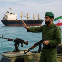 イラン軍、「海峡に入るな」 米の船舶退避措置に警告