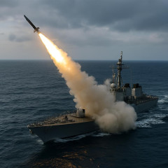 ホルムズ海峡で米軍艦にミサイル攻撃、イラン報道 米中央軍は否定   #イラン軍事衝突 |  イラクは弱かったのにイランは強いな  |  見事に命中してるけどw