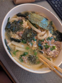 最近肉うどんばっか食ってるけど最強じゃねこれ