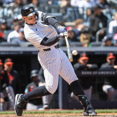 【MLB】ジャッジ、２試合連発の１４号先制２ランでメジャー単独トップ浮上　村上宗隆を抜き去る